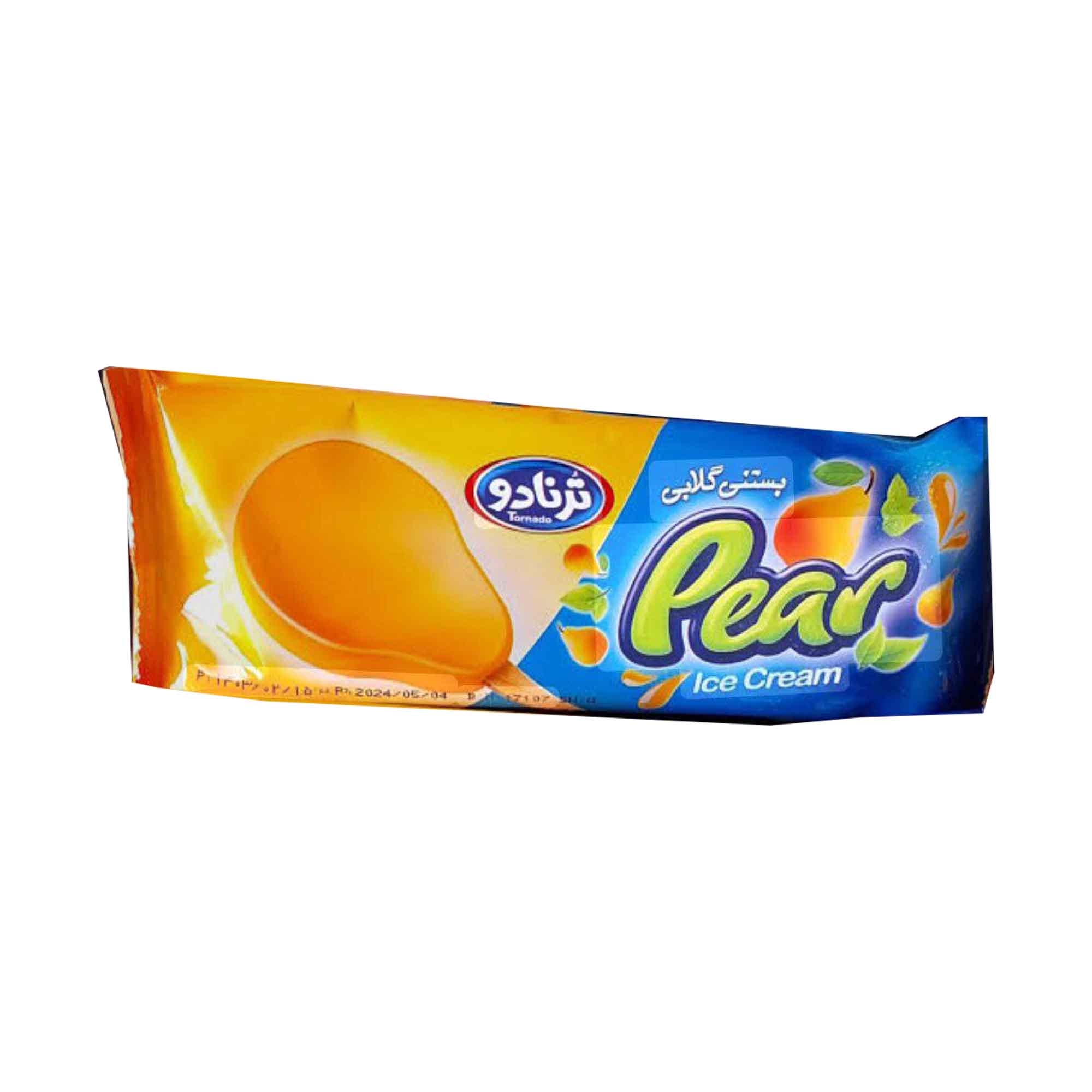 بستنی گلابی ترنادو