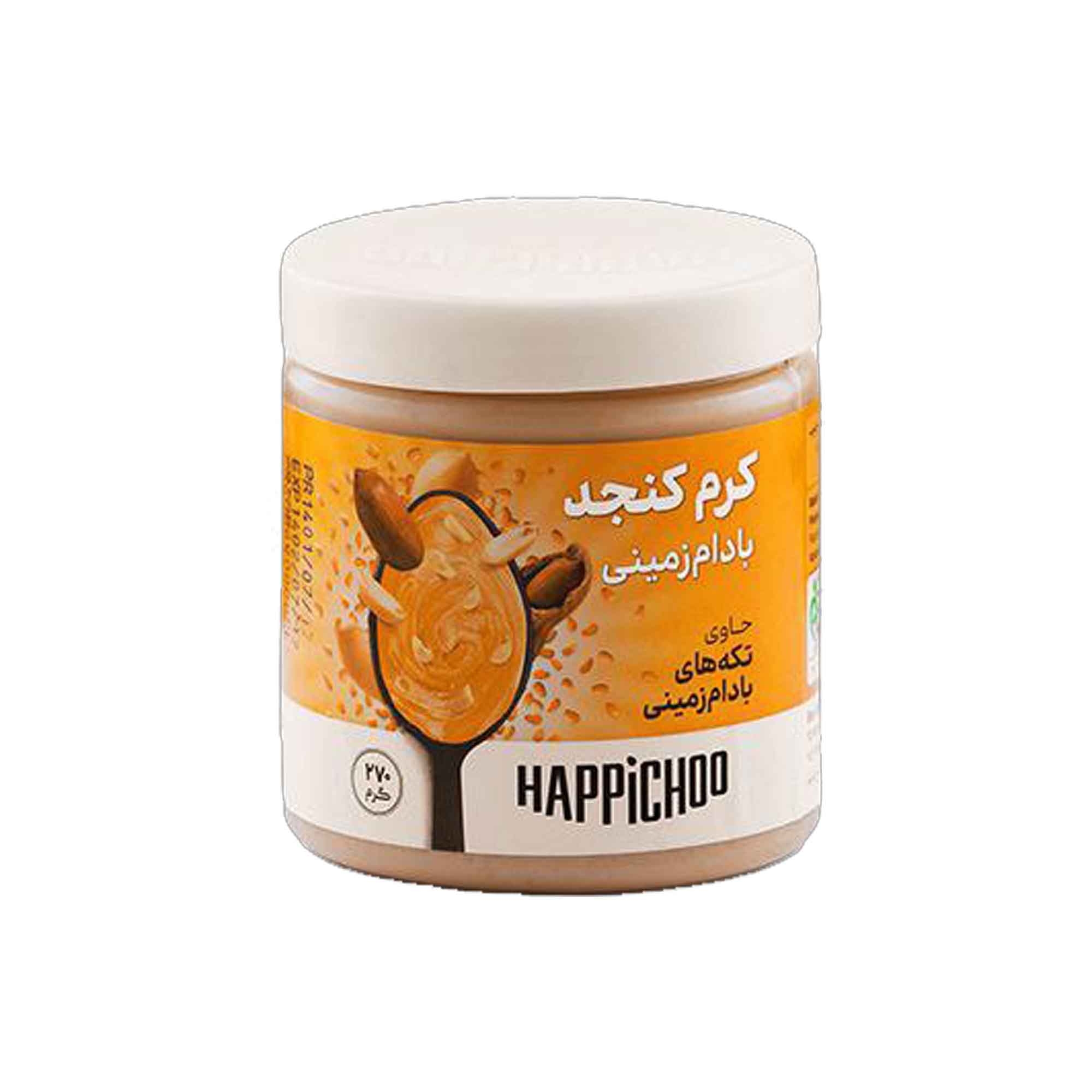 کرم کنجد بادام زمینی هپی چو 