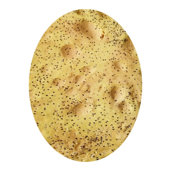 نان خشک دورو کنجدی 
