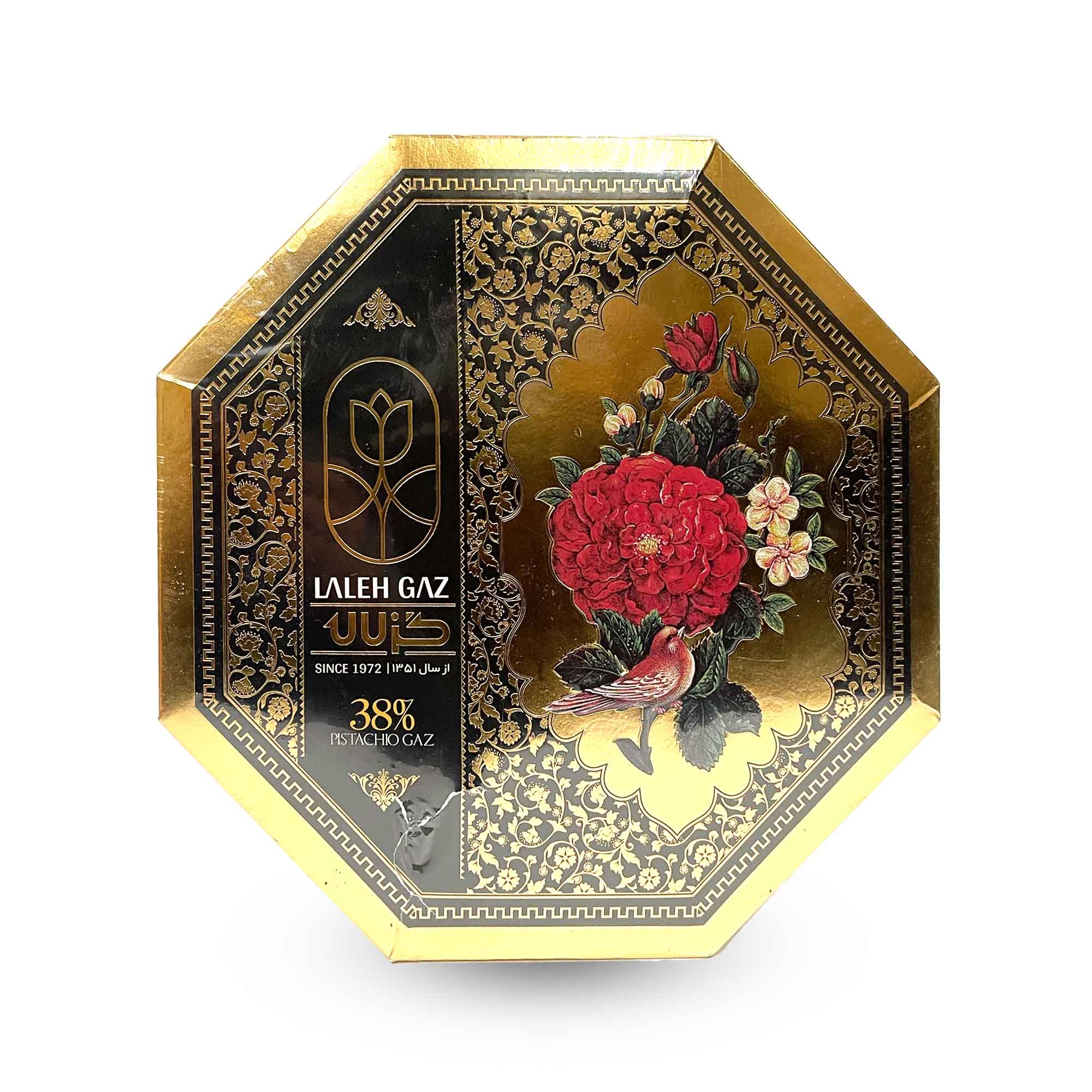 گز 38% پسته (8ضلعی) لاله