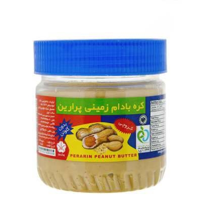 کره بادام زمینی کروچی آبی پرارین