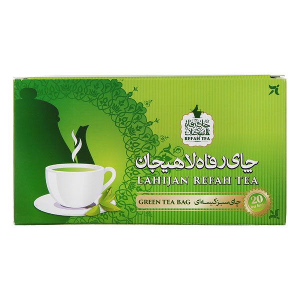 چای سبز تی بگ رفاه لاهیجان
