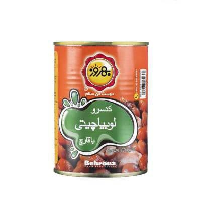 کنسرو قارچ و لوبیا بهروز