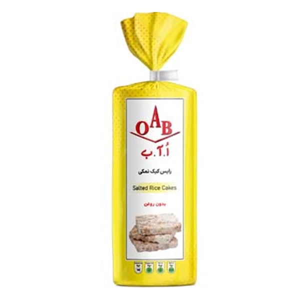 رایس کیک نمکی او آ ب