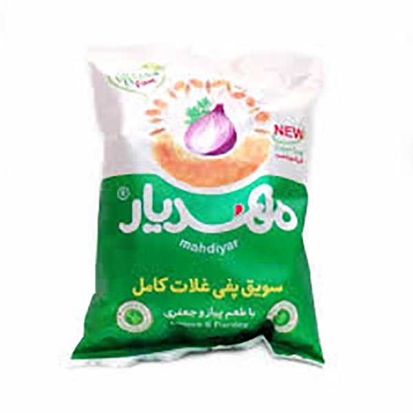 پفی غلات پیاز و جعفری مهدیار